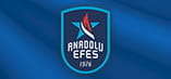 La bandiera con lo stemma dell'Anadolu Efes