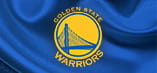 La bandiera con lo stemma dei Golden State Warriors