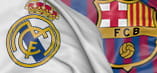 Le bandiere di Real Madrid e Barcellona