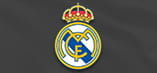 La bandiera con lo stemma del Real Madrid