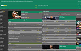 La home page di bet365