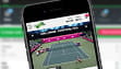 L'immagine di un incontro di tennis virtuale, così come si presenta sulla app di Better Lottomatica è perfetta per chi ama i giochi virtuali