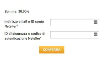 Il deposito effettuato tramite Bitcoin su conto scommesse