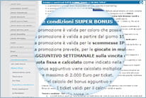 I termini e le condizioni per poter usufruire del bonus multipla per le scommesse sull'ippica in evidenza.