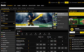 La home page scommesse di bwin