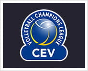 Il logo della Champions League di pallavolo.
