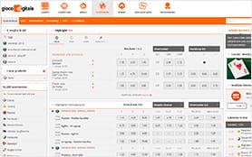 La home page scommesse di Gioco Digitale