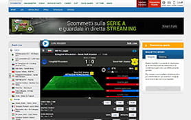 Un evento su cui scommettere live sul sito di Sisal Matchpoint