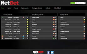 La sezione dedicata alle statistiche sul sito di NetBet