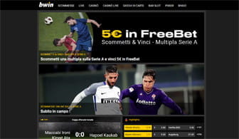 L'accesso all'account personale sul sito di bwin