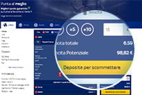 Il biglietto giocata di Sky Bet per chiudere una scommessa