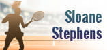 Il nome e la sagoma della tennista Sloane Stephens