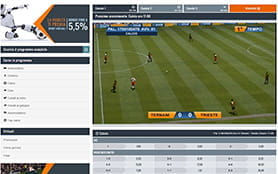 Un esempio di partita di calcio virtuale su cui scommettere su SNAI