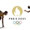 olimpiadi parigi 2024 e due atleti in azione
